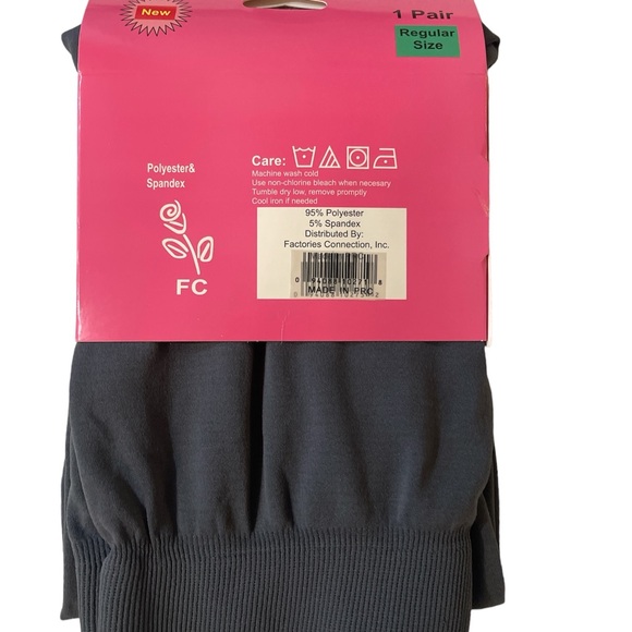 Gray High Waisted Fashion Leggings regular Size - NWT - Picture 2 of 5